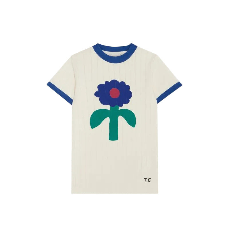 BIG BLUE DAISY TEE