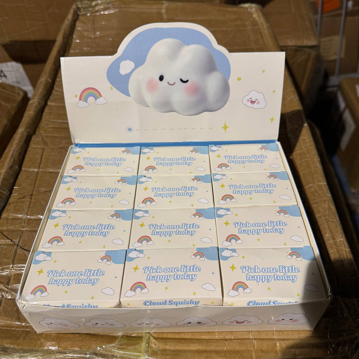 Crackling Crunchy Expression Cloud Squishy 12/pk | A269