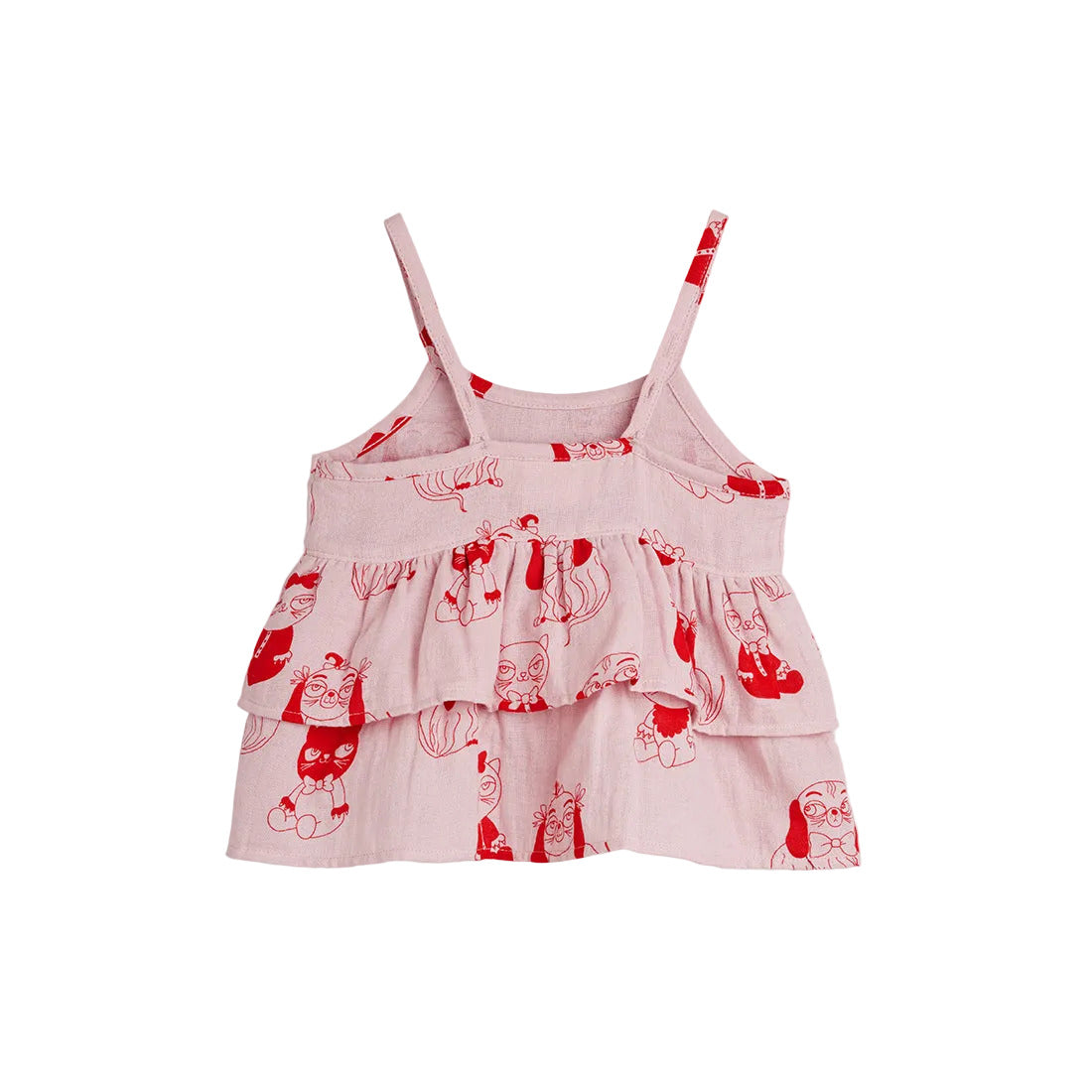 MINIBABIES WOVEN FRILL TANK