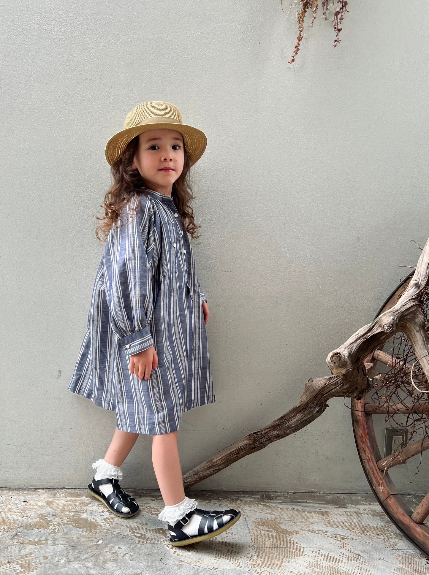 COTTON X LINEN ROYAL OXFORD DRESS