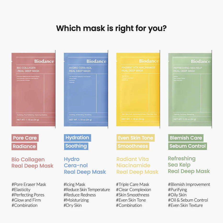 BIODANCE SEA KELP FACE MASK