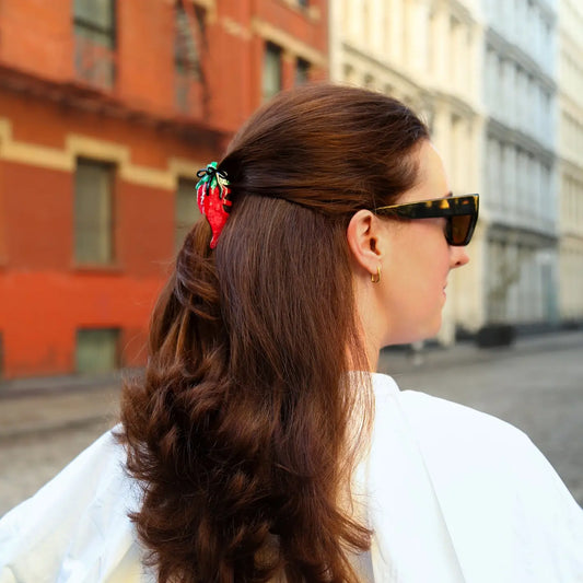 BASQUE HOT PEPPER HAIR JAW CLIP