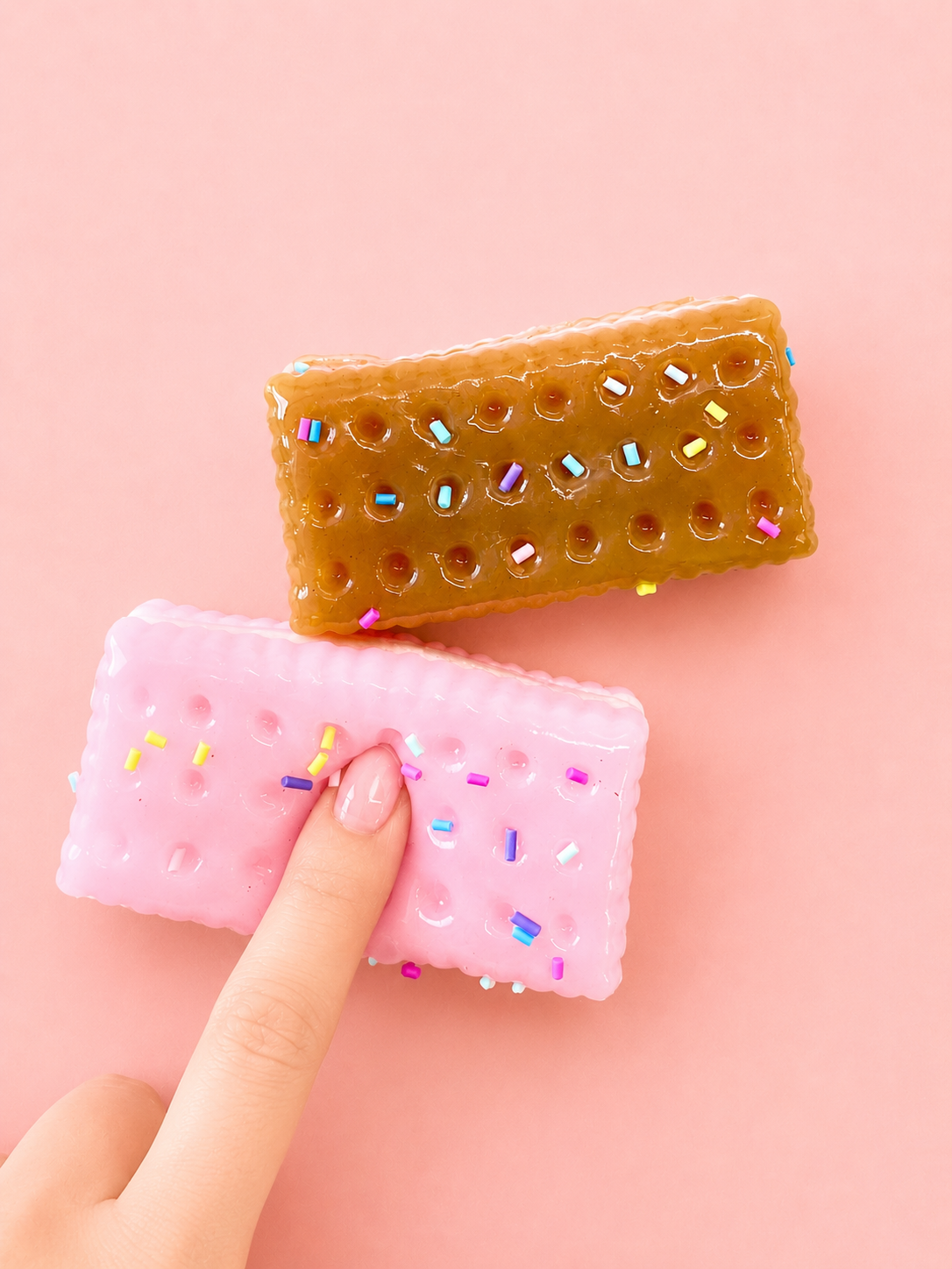 SPRINKLE ICE CREAM SANDWICH TABA SQUISHY - GOLDEN WAFER