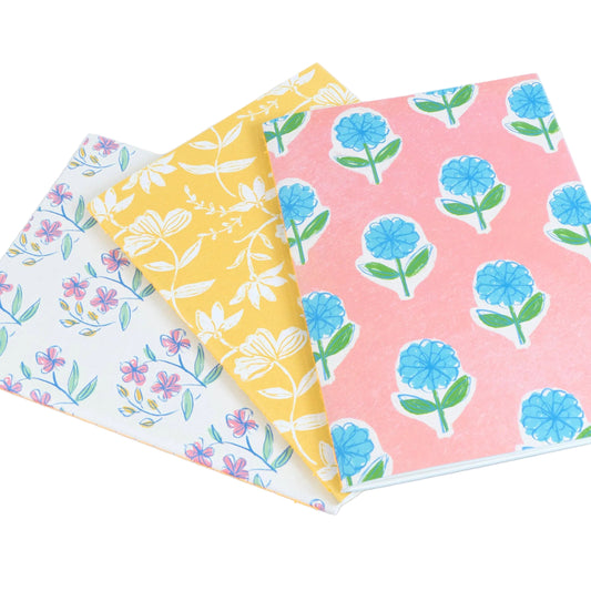 FLORA SOFTCOVER NOTEBOOK SET OF 3