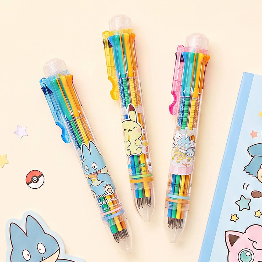 POKEMON 8 COLOR MULTI BALLPOINT PEN