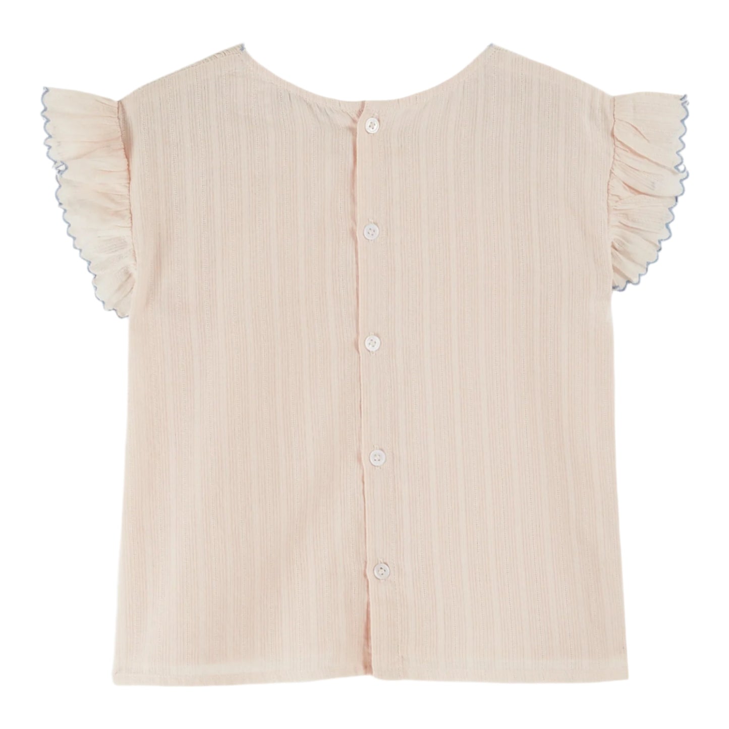BRODEE SMOCKED BLOUSE - PASTEL PINK