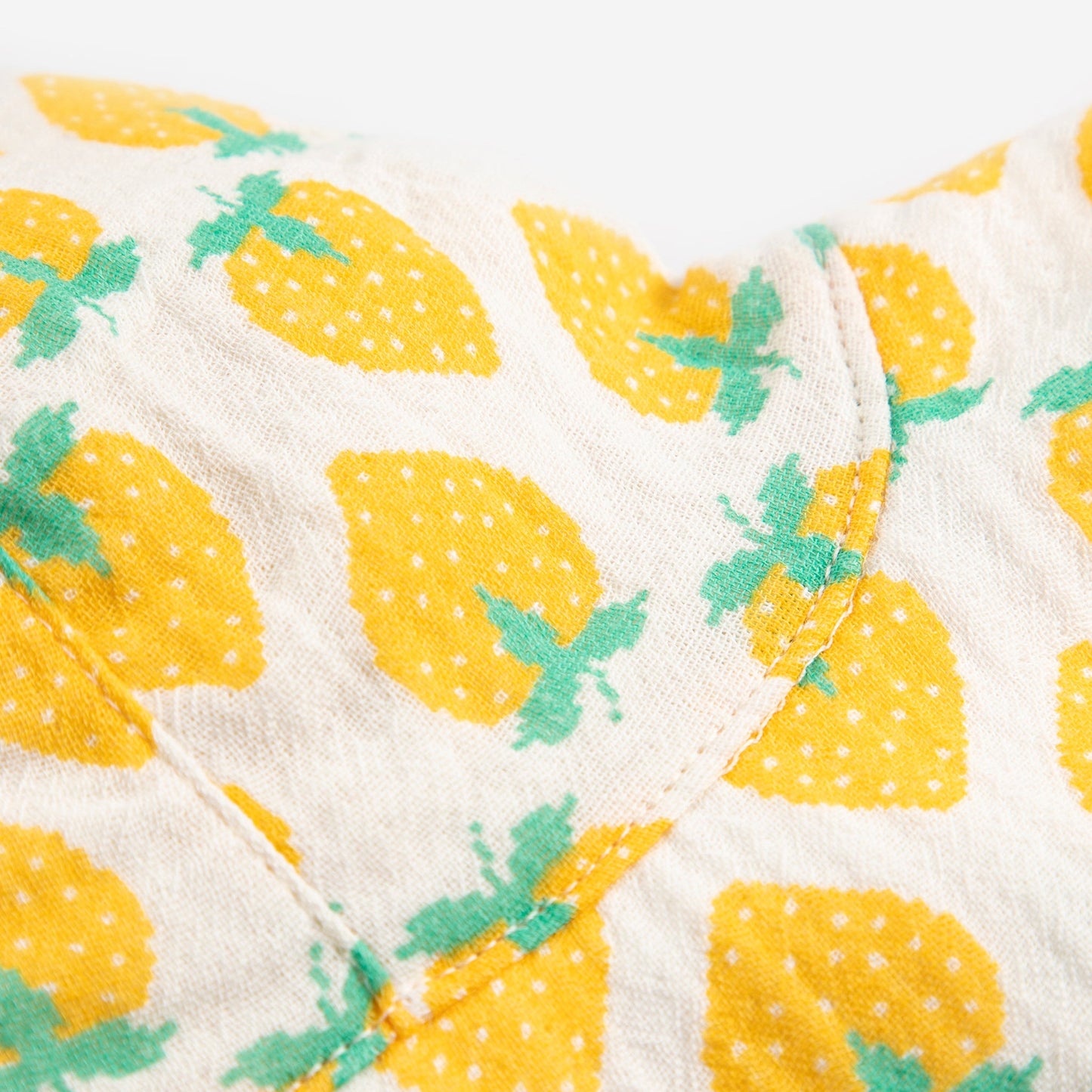 STRAWBERRY ALL OVER HAT - YELLOW