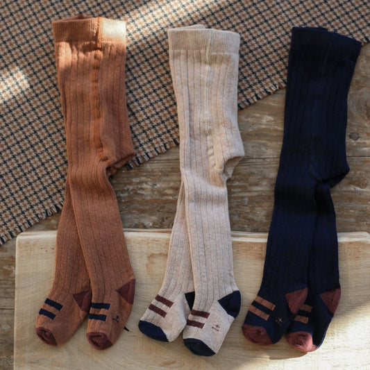 Sally ribbed tights from 1+ in the Family