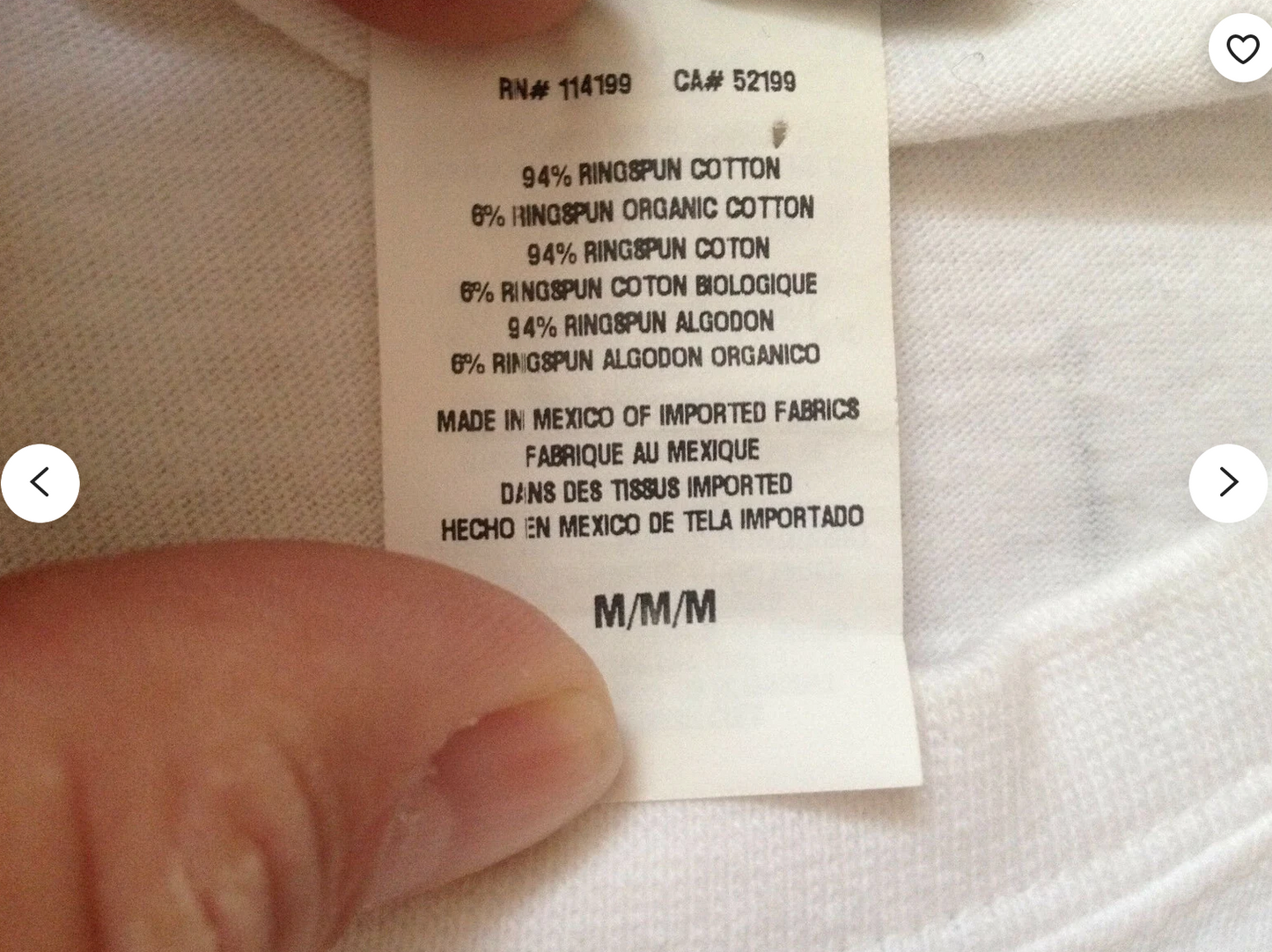 QUICKSILVER VINTAGE WHITE LOGO T-SHIRT