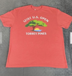 121 ST TORRY PINES US OPEN T SHIRT - RED