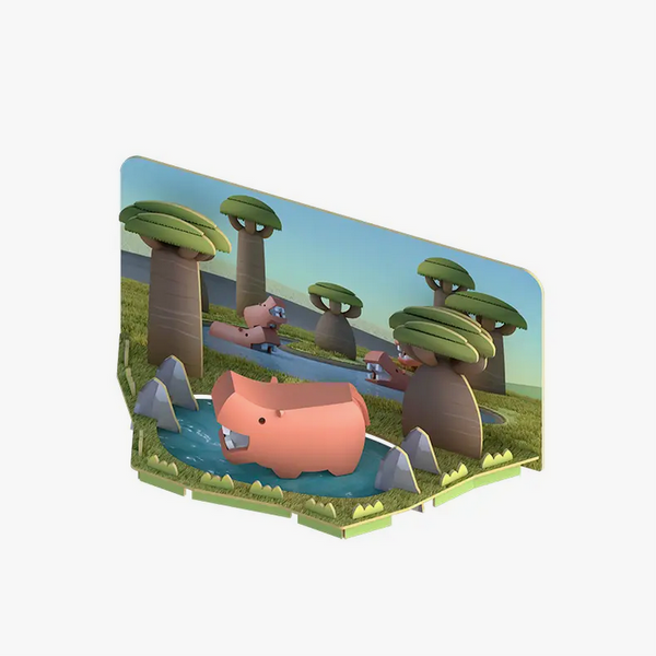 HIPPO MAGNETIC 3D PUZZLE
