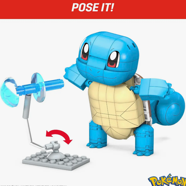 POSEABLE POKEMON BUILD & SHOW SQUIRTLE