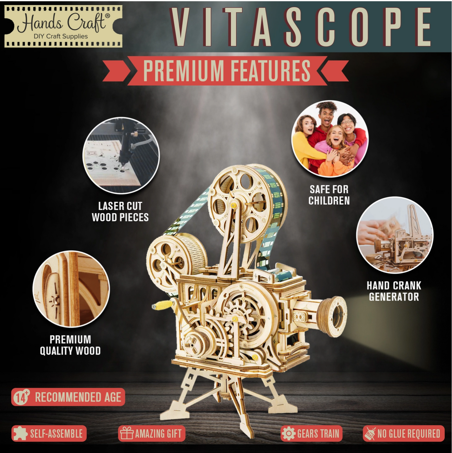 DIY WOODEN PUZZLE VITASCOPE