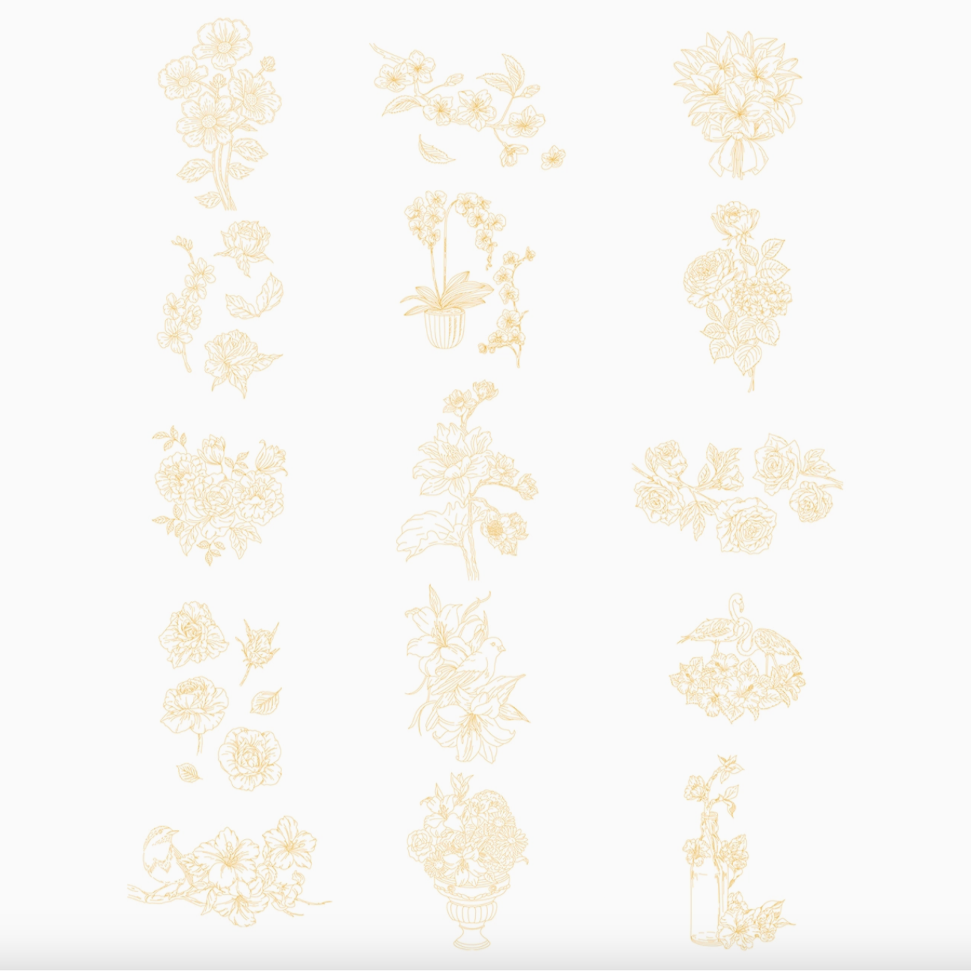 FLORAL WATERCOLOR COLORING BOOK