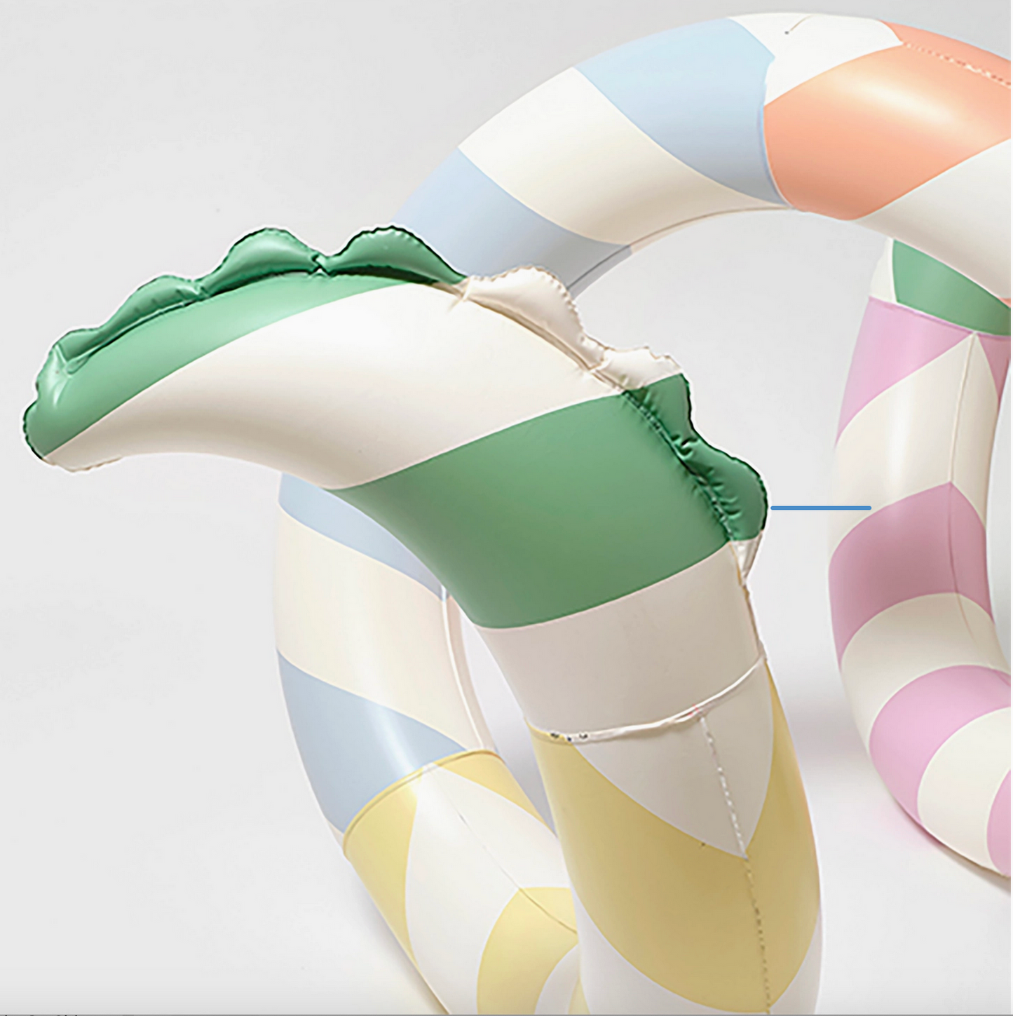 GIANT INFLATABLE NOODLE POOLSIDE SORBET STRIPE