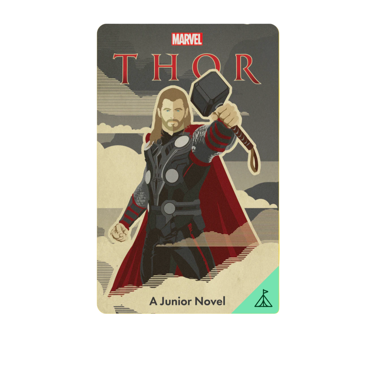 Thor book cover with yellow background