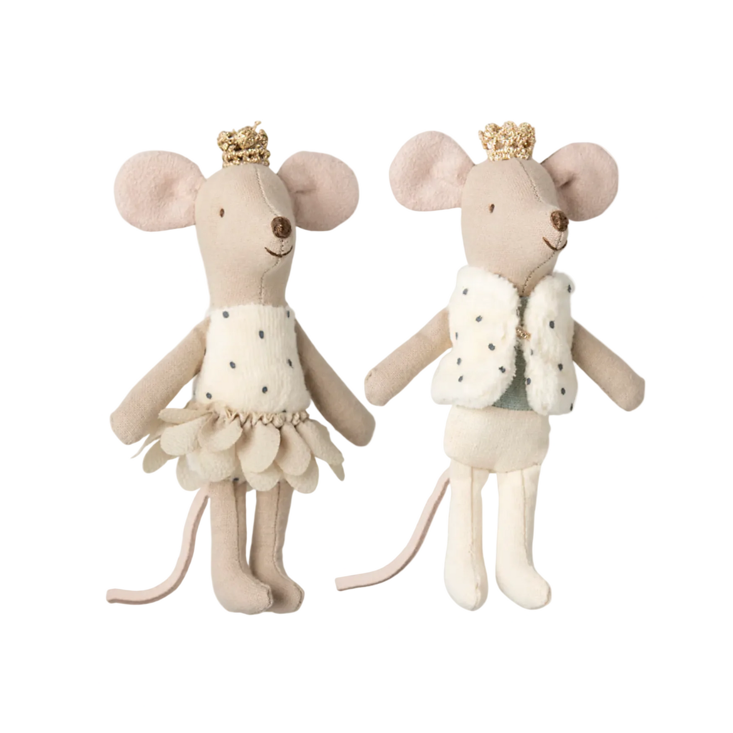 MAILEG ROYAL TWIN MOUSE - CREAM