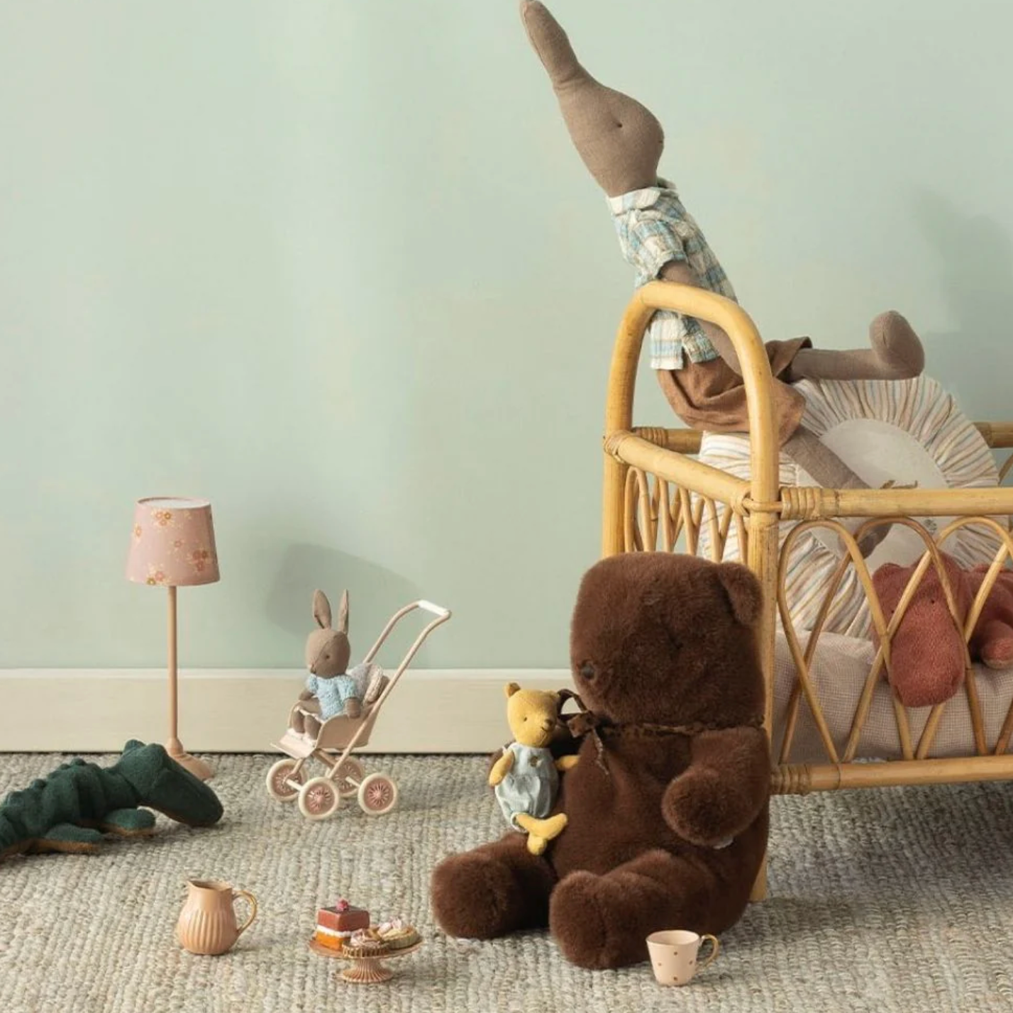 TEDDY BEAR PLUSH - DARK CHOCOLATE