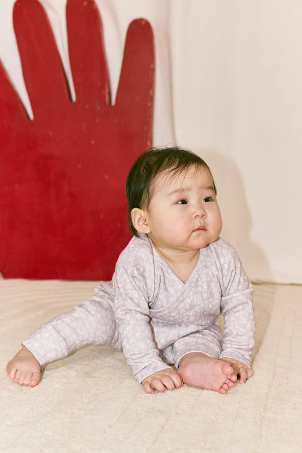 BABY WRAP SET - MIST BUNNY MEADOW