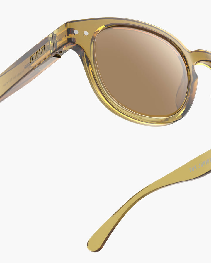 IZIPIZI POLORIZED SUNGLASSES - GOLDEN GREEN
