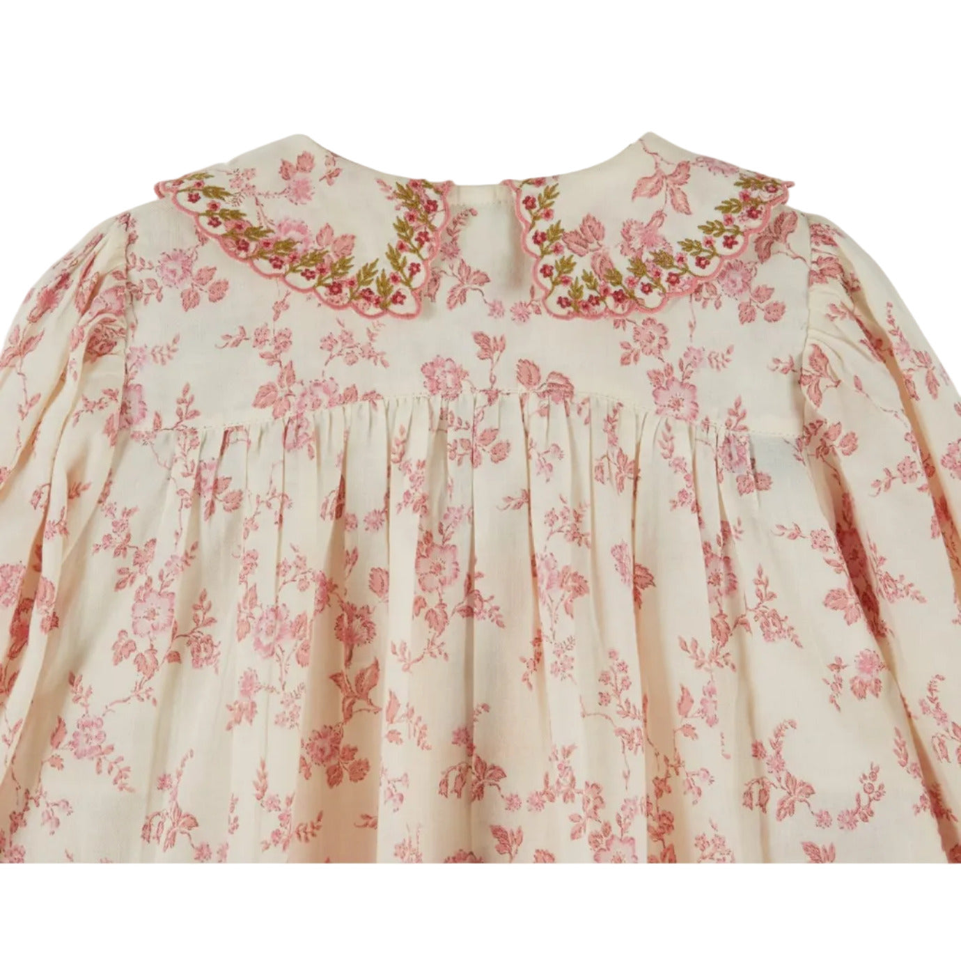 EMBROIDERED SMOCKED DRESS - ROSALIE