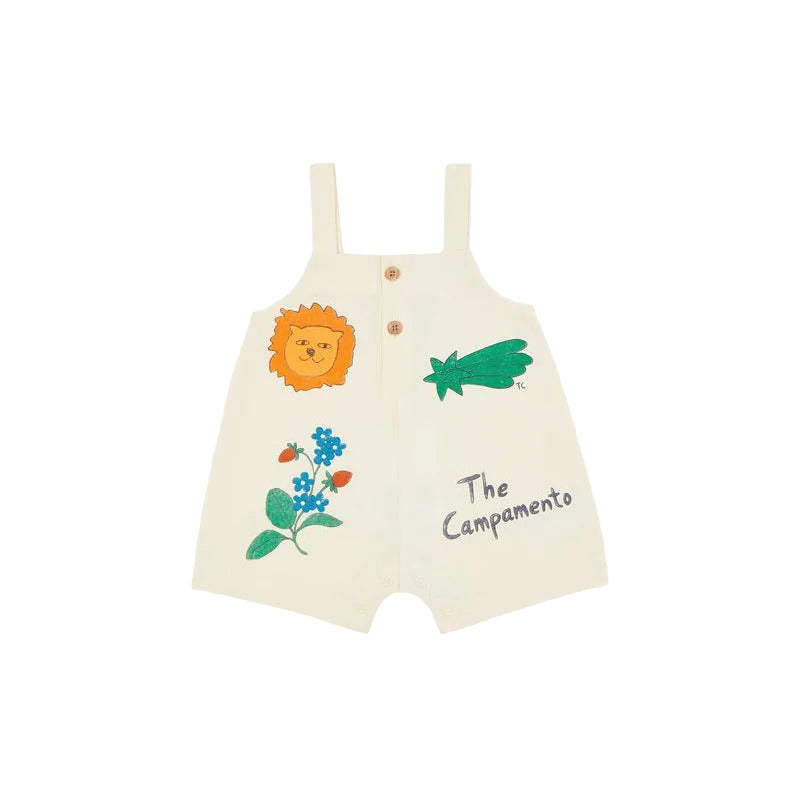 DRAWING BABY DUNGAREE OVERALLS