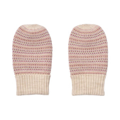 LILLOA JACQUARD MITTENS - ROSE