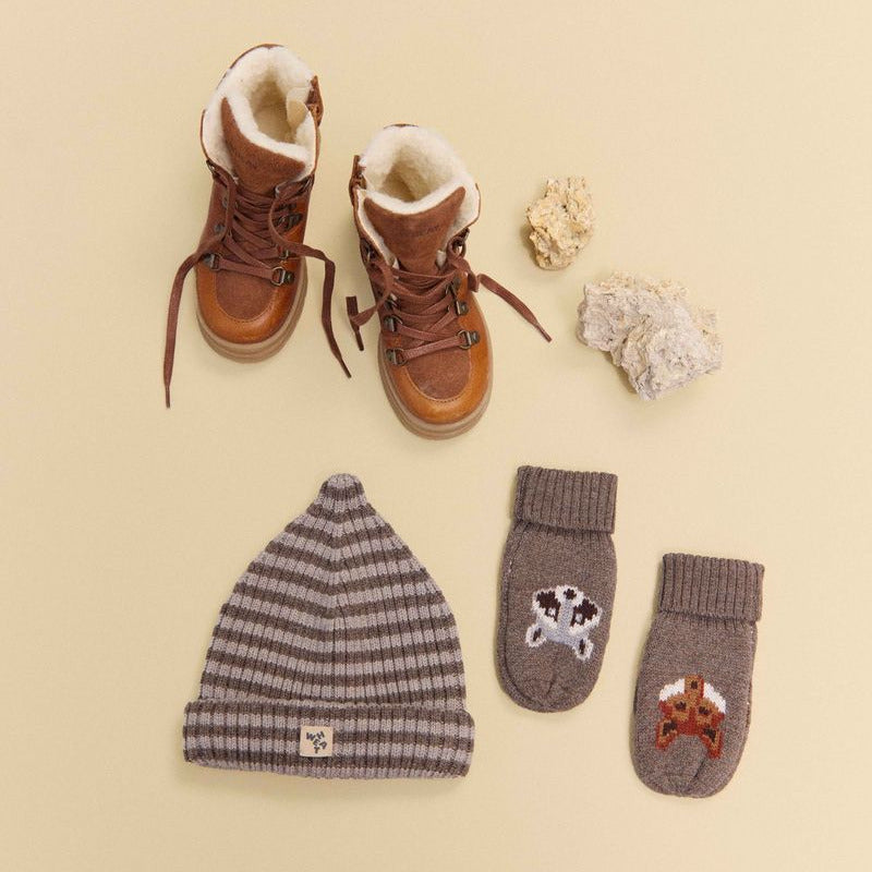 TOWSI JACQUARD MITTENS - DRY SOIL