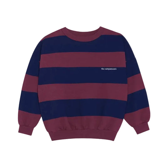 BLUE STRIPES SWEATSHIRT