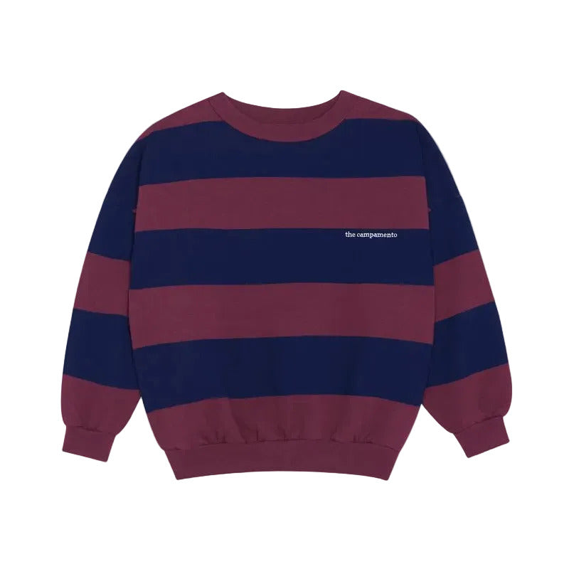 BLUE STRIPES SWEATSHIRT