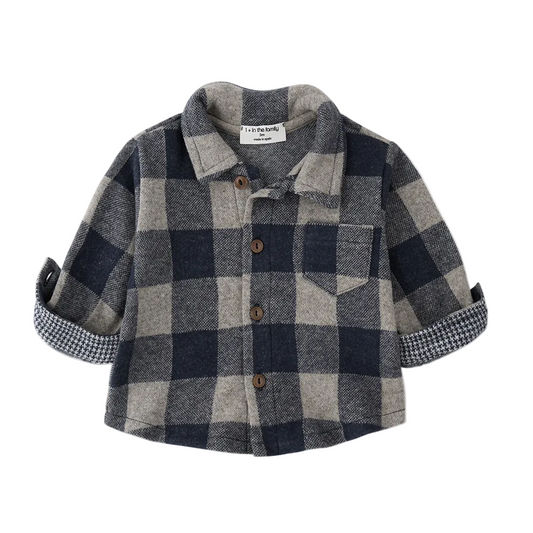 MODERNA PLAID SHIRT - BLUE