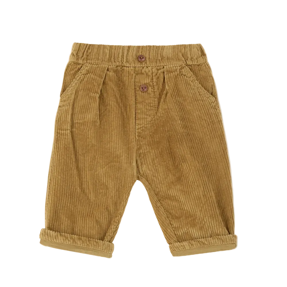 QUEBEC LINED CORDUROY PANTS - AVANA