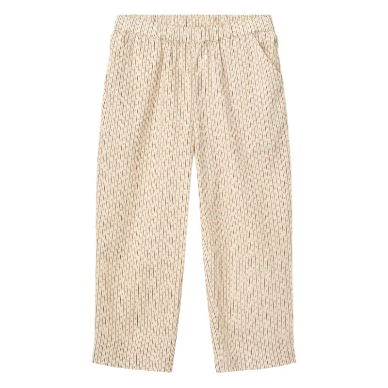 AOP TWILL PANTS W. ADJUSTABLE WAIST