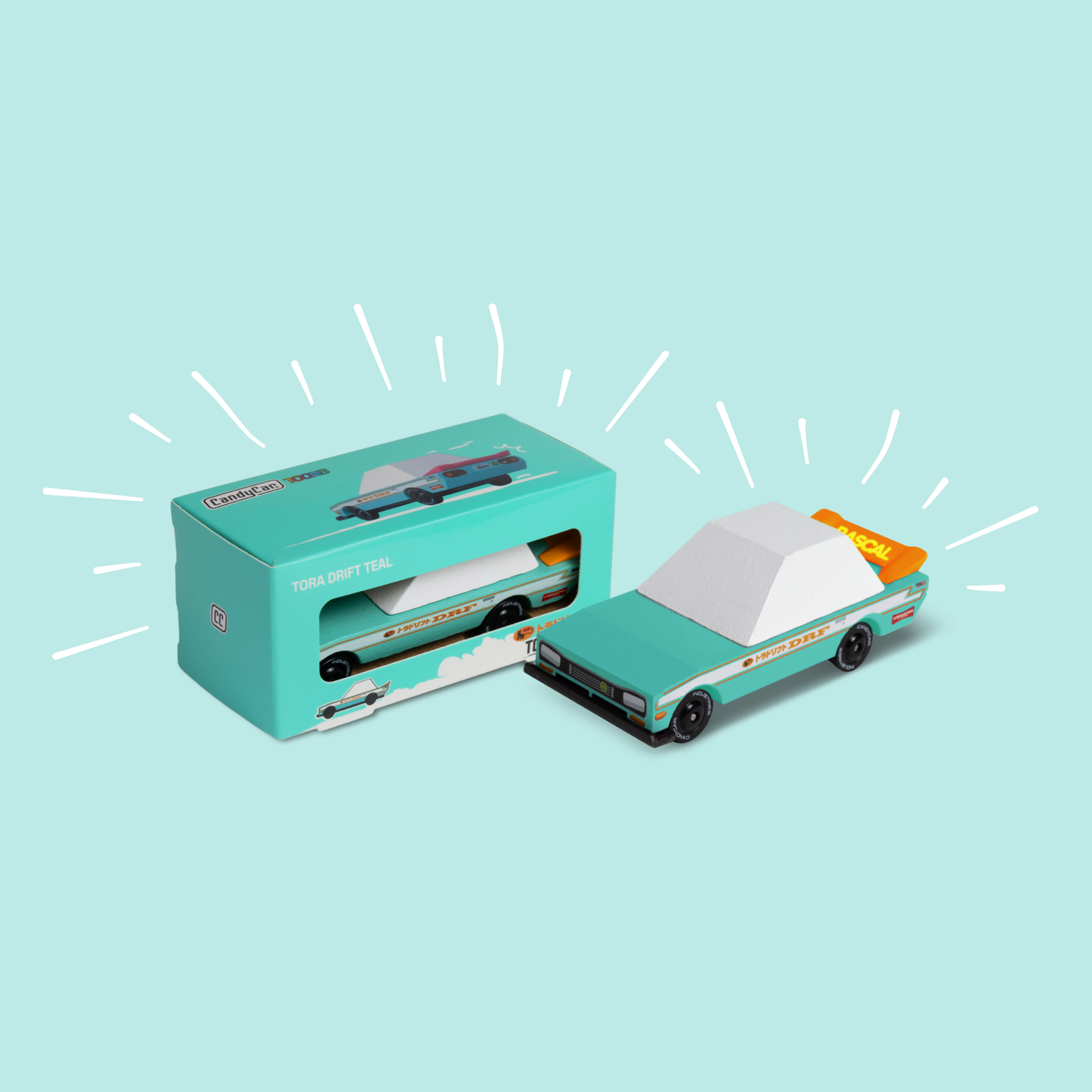 TORA DRIFT TEAL TOONS™ CAR