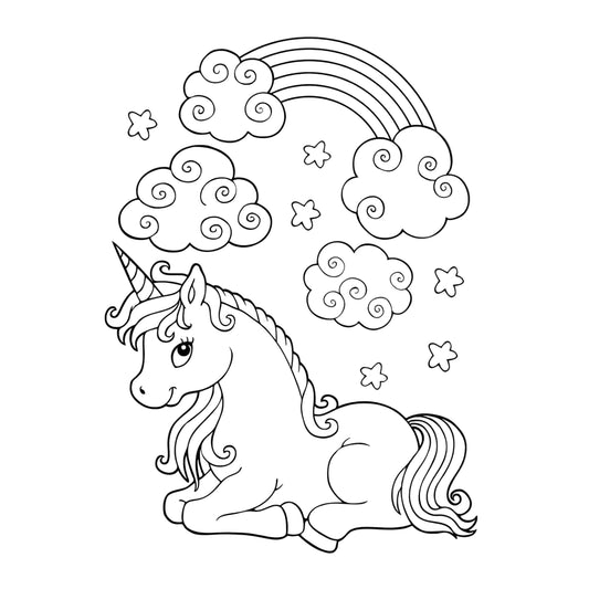 UNICORN COLORING BOOK