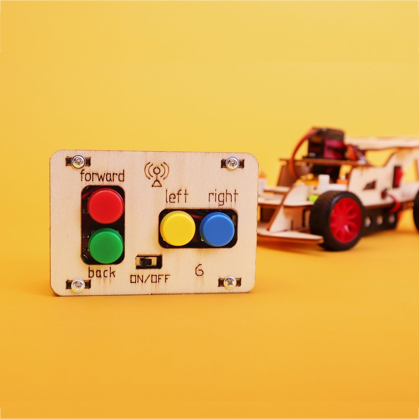 STEERING REMOTE CONTROL CAR DIY KIT