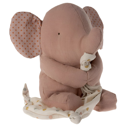 LULLABY ELEPHANT STUFFED ANIMAL - ROSE
