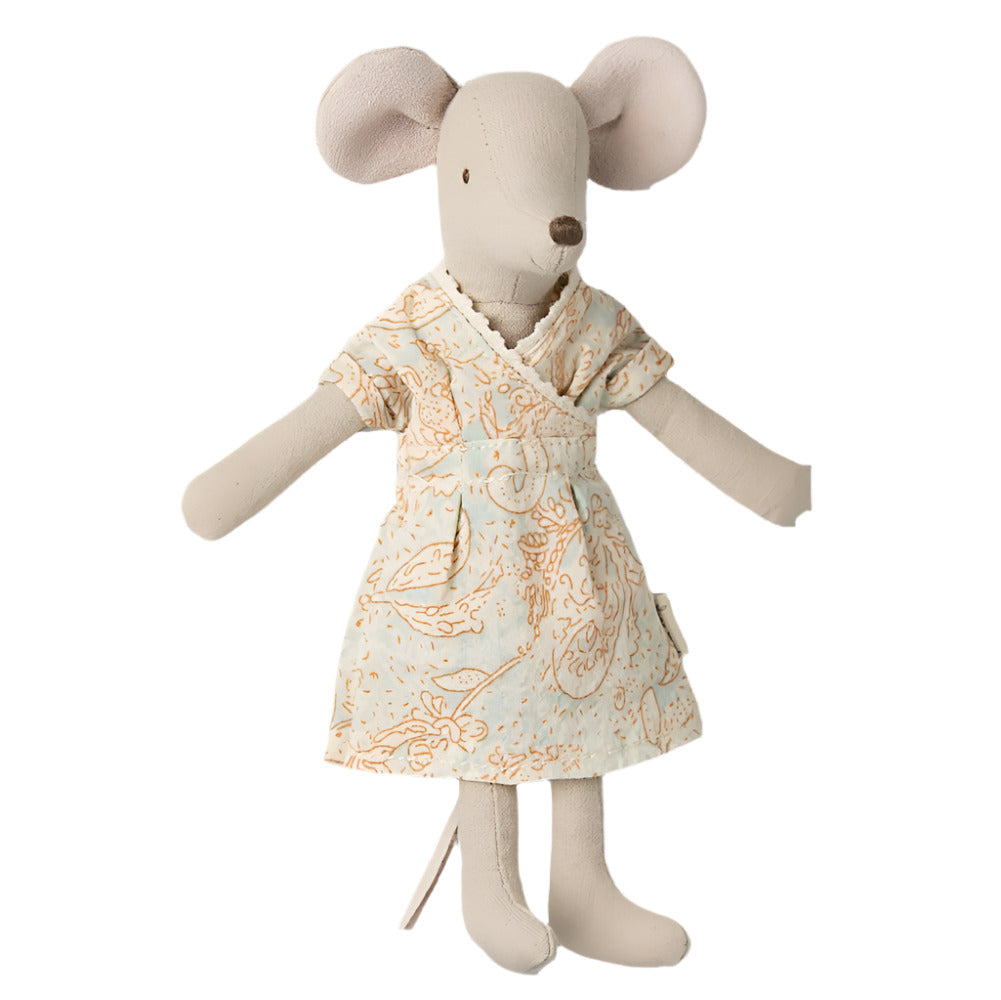 MUM MOUSE DOLL WITH FLORAL DRESS