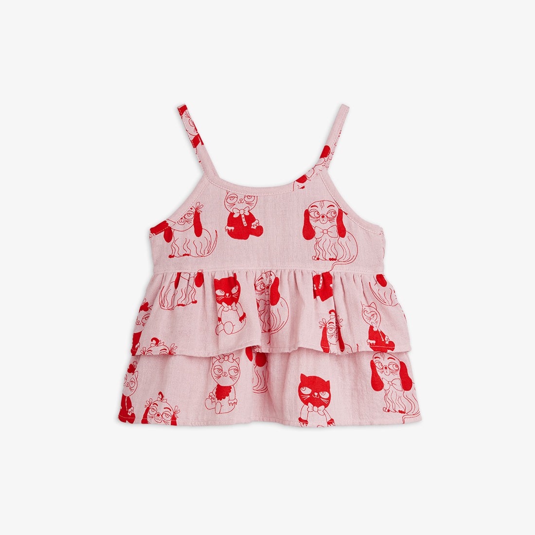 MINIBABIES WOVEN FRILL TANK
