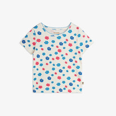 FLOWERS PICOT EDGE POINTELLE TEE