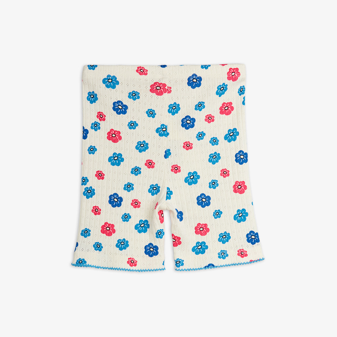 FLOWERS PICOT EDGE POINTELLE BIKE SHORTS