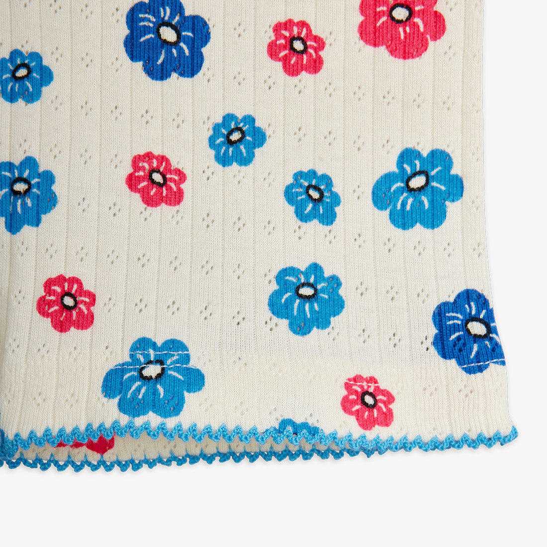 FLOWERS PICOT EDGE POINTELLE BIKE SHORTS