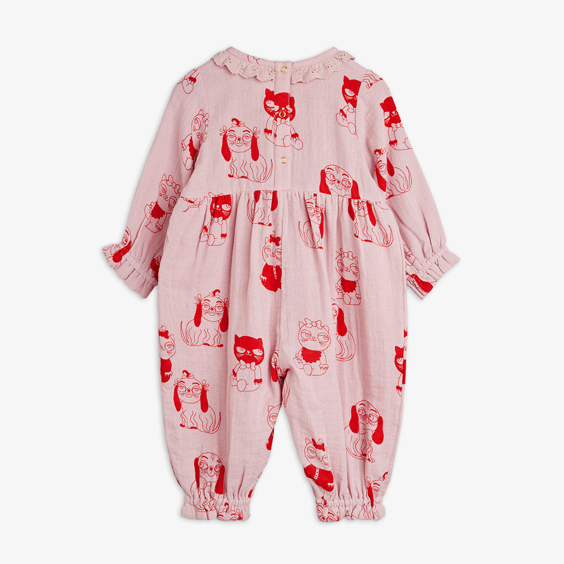 MINIBABIES WOVEN BABY JUMPSUIT
