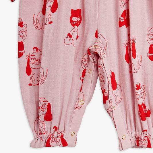 MINIBABIES WOVEN BABY JUMPSUIT