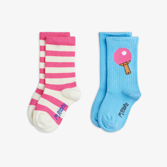 TABLE TENNIS EMBROIDERED 2 PACK SOCKS
