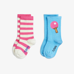 TABLE TENNIS EMBROIDERED 2 PACK SOCKS