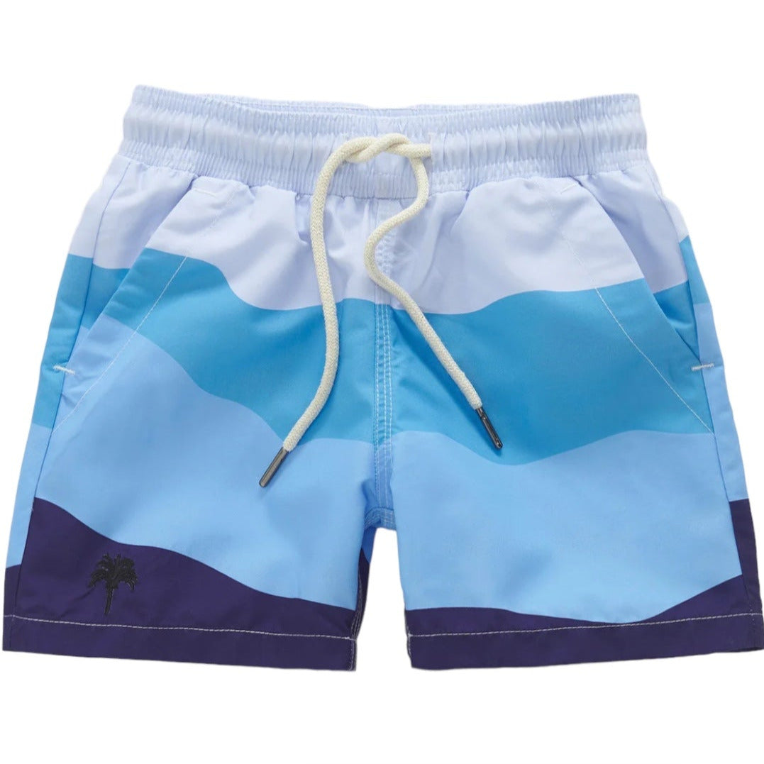 SWIM TRUNKS - BLUE WAVE