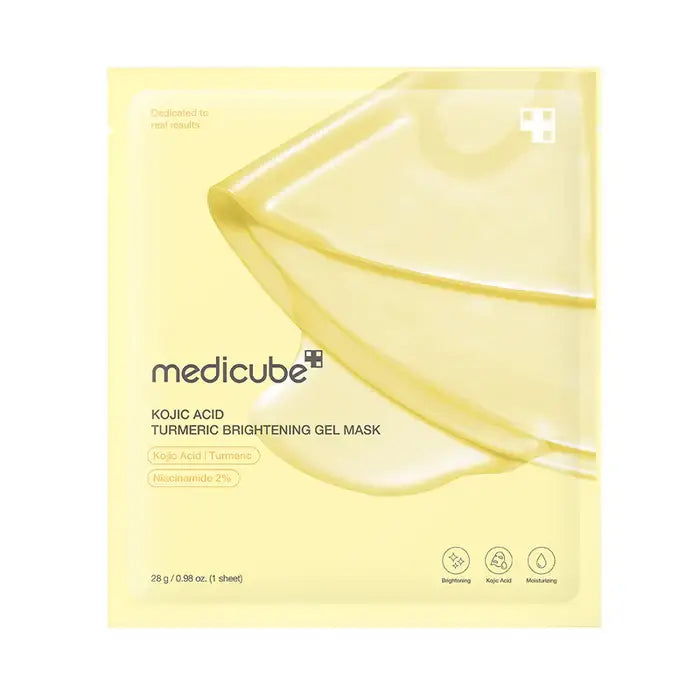 MEDICUBE KOJIC ACID TURMERIC BRIGHTENING GEL FACE MASK
