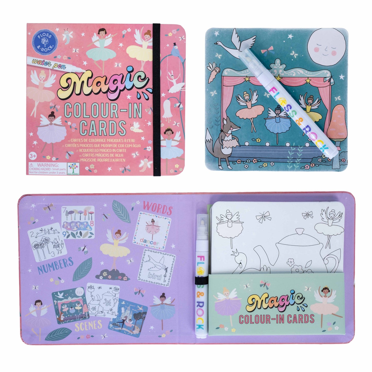 ENCHANTED MAGIC WATER COLORING CARDS