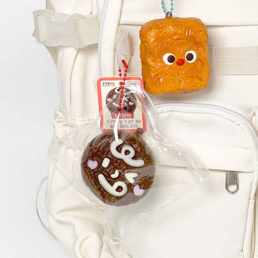 KOREAN SNACK SQUISHY KEYCHAIN  BLIND BOX